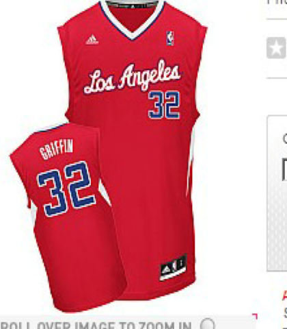 Los Angeles Clippers Blake Griffin New Revolution 32 Road Jersey Los Angeles Clippers Blake Griffin New Revolution 32 Road Jersey