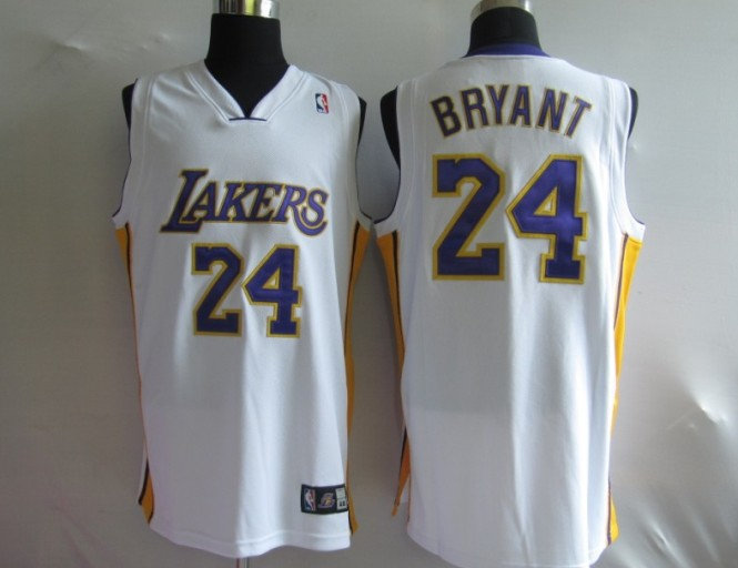 NBA Jersey Los Angeless Lakers 24# Kobe Bryant white NBA Jersey Los Angeless Lakers 24# Kobe Bryant white
