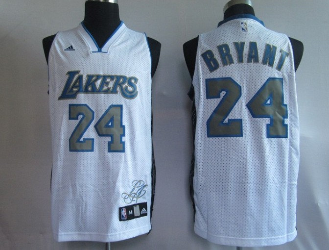 NBA Jersey Los Angeless Lakers 24# Kobe Bryant white【SWIMMING