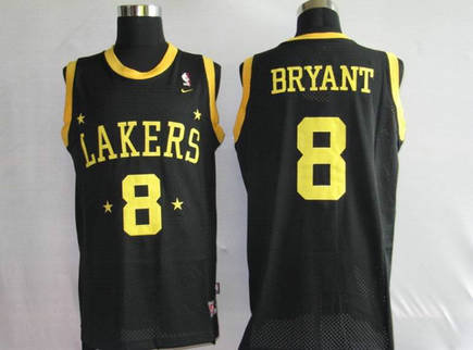 NBA Jerseys Lakers 8# BRYANT Black NBA Jerseys Lakers 8# BRYANT Black