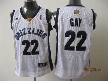 memphis grizzlies #22 gay white(2011 swingman revolution 30)