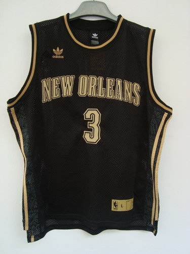 New Orleans Hornets 3 Chris Paul black