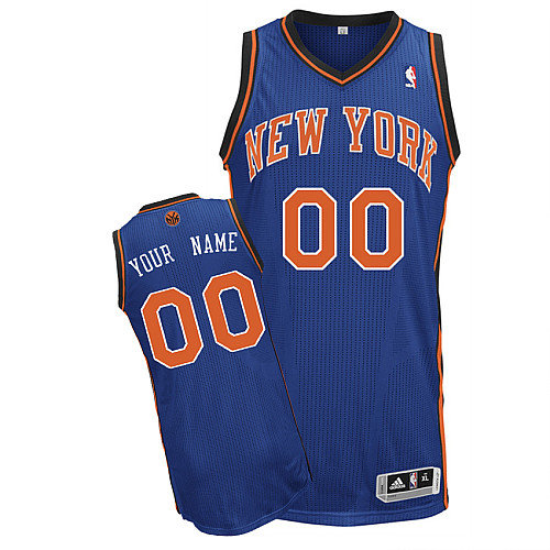Knicks Personalized Authentic Blue Jersey (S-5XL)