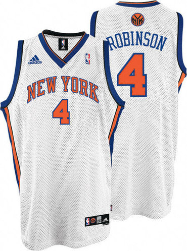 New York Knicks #4 Nate Robinson White Jersey New York Knicks #4 Nate Robinson White Jersey