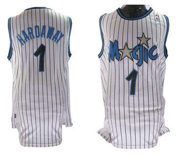 Mitchell and Ness Orlando Magic #1 Anfernee Hardaway Soul Swingman White Jersey Mitchell and Ness Orlando Magic #1 Anfernee Hardaway Soul Swingman White Jersey