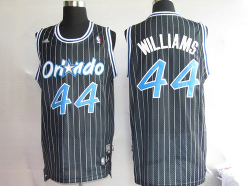 NBA Jersey Orlando Magic 44# WILLIAMS Black strip NBA Jersey Orlando Magic 44# WILLIAMS Black strip