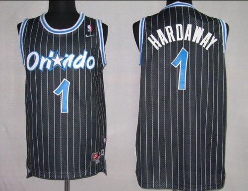 NBA Jersey Orlando Maglc 1# Hardaway Black strip（Swingmin