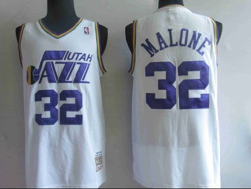 NBA Jersey Utah Jazz 32# MALONE White NBA Jersey Utah Jazz 32# MALONE White