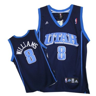 Utah Jazz 8 williams blue erseys Utah Jazz 8 williams blue erseys