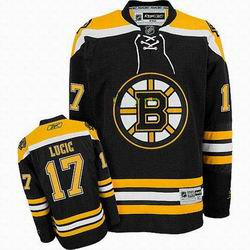 Boston Bruins 17 Lugig Black  Jersey