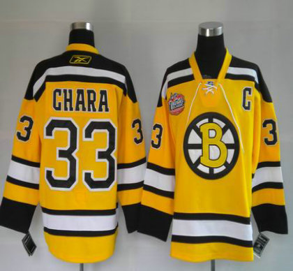 jerseys Boston Bruins 33# Yellow WINTER CLASSIC VINTAGE 2009