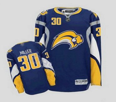 NHL Buffalo Sabres 30 Ryan Miller Stitched Blue Home Jerseys