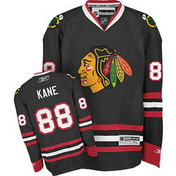 Chicago Blackhawks 88 Patrick Kane Premier Dark  black