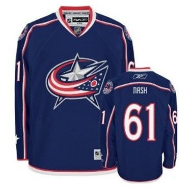 NHL Columbus Blue Jackets #61 Rick Nash Blue Jersey NHL Columbus Blue Jackets #61 Rick Nash Blue Jersey