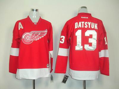 kids Detoit Red Wings 13 Pavel Datsyuk Red