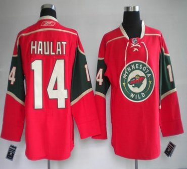 Minnesota Wild 14# HAVLAT red jerseys