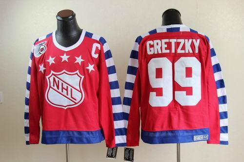 Los Angeles Kings 99 Wayne Gretzky 75th Anniversary Red CCM Jerseys
