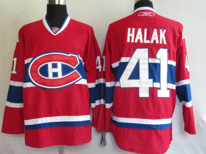 NHL Jerseys Montréal Canadiens 41# Halak red【NEW CH NHL Jerseys Montréal Canadiens 41# Halak red【NEW CH