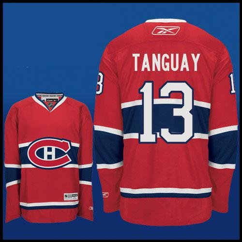 Montreal Canadiens #13 Alex Tanguay Red CH Patch Jersey Montreal Canadiens #13 Alex Tanguay Red CH Patch Jersey