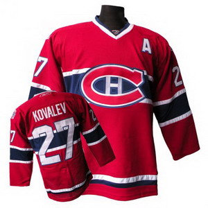 Montreal Canadiens #27 Alexei Kovalev Red CH Patch Jersey Montreal Canadiens #27 Alexei Kovalev Red CH Patch Jersey