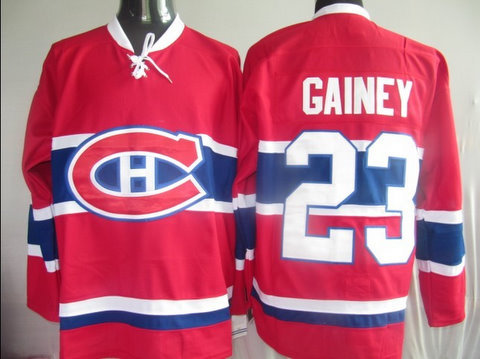 Montreal Canadiens 23 Gainey Moore RED Jerseys CCM