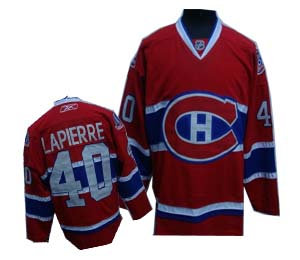 Montreal Canadiens 40 red LAPIERRE Montreal Canadiens 40 red LAPIERRE