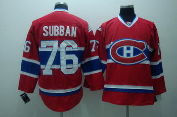 Montreal Canadiens 76 PK Subban Stitched Replithentic Red CH Jersey Montreal Canadiens 76 PK Subban Stitched Replithentic Red CH Jersey