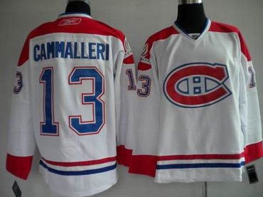 Jerseys Montreal Canadiens 13 CAMMALLERI white CH Jerseys Montreal Canadiens 13 CAMMALLERI white CH