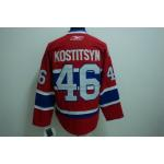 Montreal Canadians #46 KOSTITSYN red