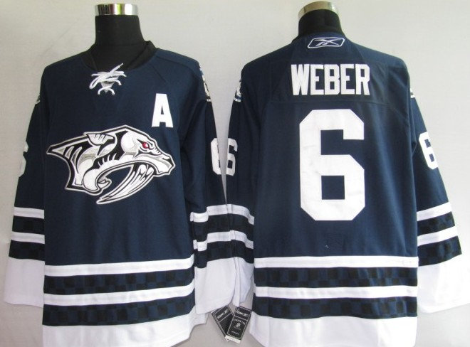 NHL Jerseys Nashville Predators 6# WEBER NHL Jerseys Nashville Predators 6# WEBER