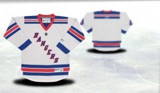 New York Rangers Youth white Jersey (Blank or Customized)