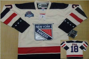 New York Rangers 18 staal cream 2012 winter