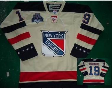New York Rangers #19 Brad Richards cream 2012 winter classic Jersey New York Rangers #19 Brad Richards cream 2012 winter classic Jersey
