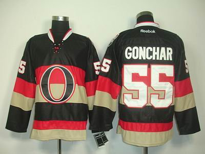 Ottawa Senators 55 GONCHAR black Jersey Ottawa Senators 55 GONCHAR black Jersey