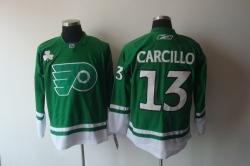Philadelphia Flyers #13 CARCILLO Green jerseys