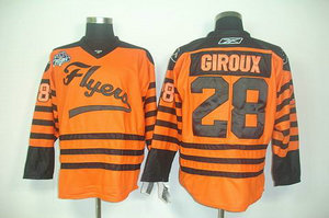 philadelphia flyers 28 giroux orange 2012 winter classic