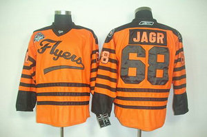 philadelphia flyers 68 jagr orange 2012 winter classic