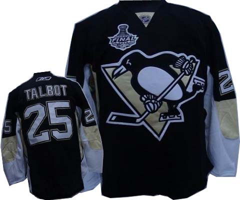 Pittsburgh Penguins 25 TALBOT black