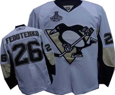 Pittsburgh Penguins 26 FEDOTENKO white