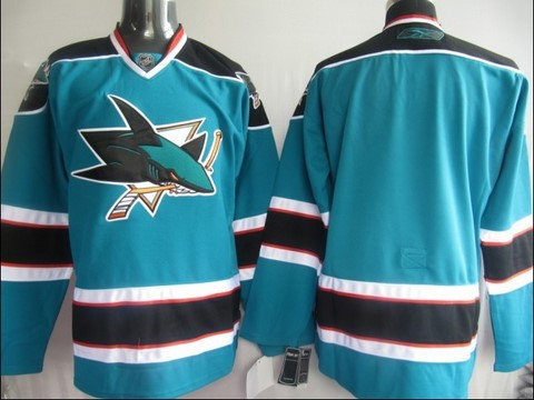 NHL Jerseys San Jose Sharks Blank Blue jerseys NHL Jerseys San Jose Sharks Blank Blue jerseys