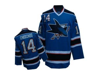 San Jose Sharks 14 blue CHEECHOO Jersey San Jose Sharks 14 blue CHEECHOO Jersey