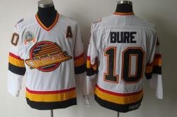 Vancouver Canucks #10 Bure white Vancouver Canucks #10 Bure white