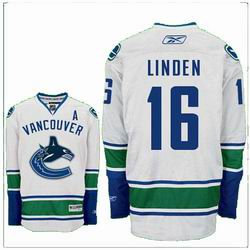 Vancouver Canucks 16 LINDEN white  jerseys