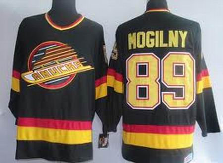 Vancouver Canucks 89 Mogilny Black CCM Jersey Vancouver Canucks 89 Mogilny Black CCM Jersey