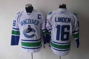 Vancouver Canucks Jersey 16 Linden White Jerseys C Patch Vancouver Canucks Jersey 16 Linden White Jerseys C Patch