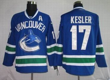 KIDS Vancouver Canucks 17 KESLER blue