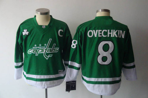 youth washington capital #8 ovechkin green(2011)
