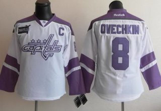 Women Washington Capitals 8 A.Ovechkin red jerseys Women Washington Capitals 8 A.Ovechkin red jerseys