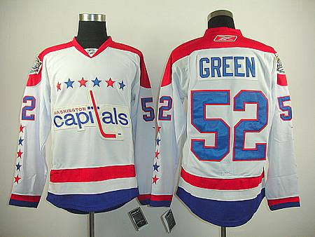 NHL Jerseys Washington Capitals #52 Green white(2011 winter Classic)