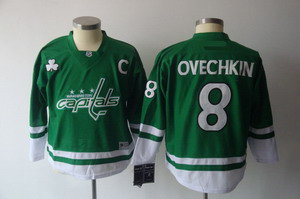 Washington Capitals 8 A.Ovechkin St Pattys Day green Washington Capitals 8 A.Ovechkin St Pattys Day green